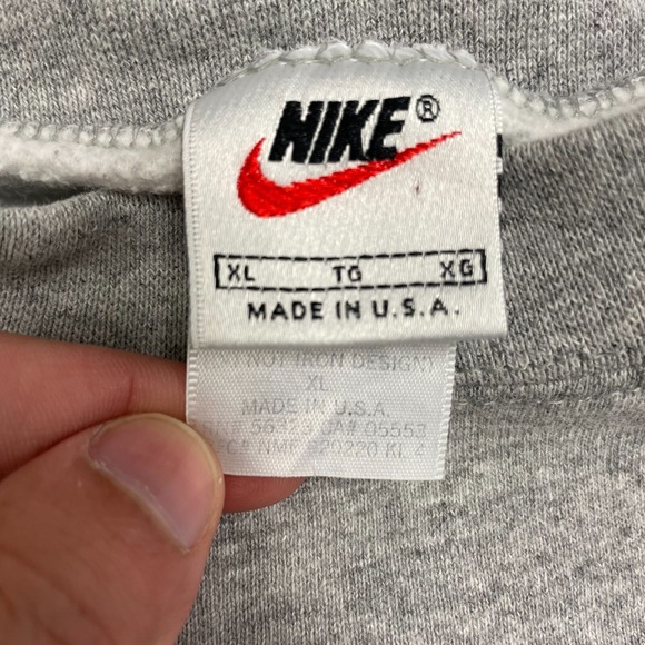 Vintage Nike Dallas Cowboys sweatshirt mens XL gray 1990s NFL swoosh - Picture 4 of 12